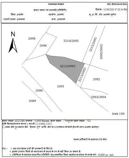 भू नक्शा की जानकारी