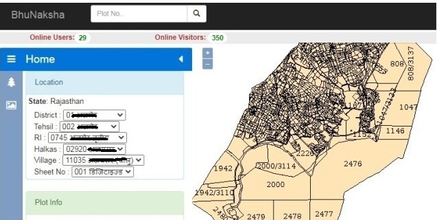 bhu naksha जयपुर राजस्थान