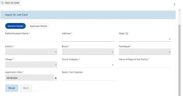 Job Card Registration