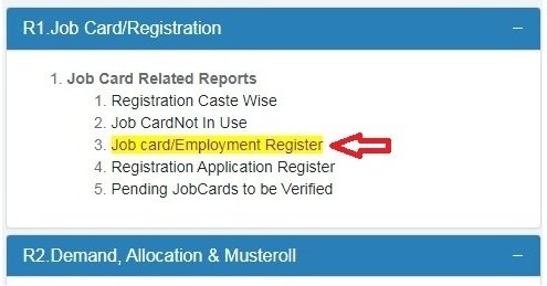 Job cardEmployment Register