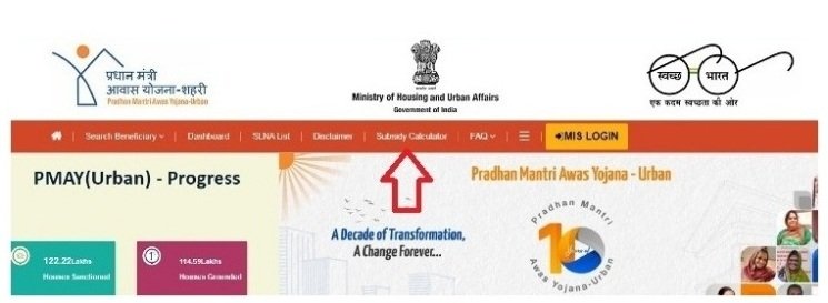 PM Awas Yojana Subsidy Calculate