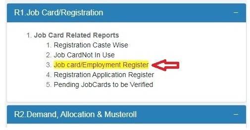 R1. Job CardRegistration