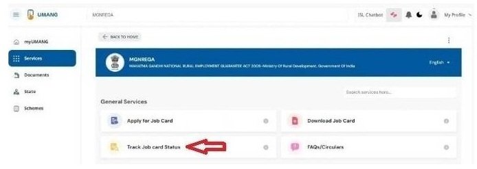 Track NREGA Job Card Status